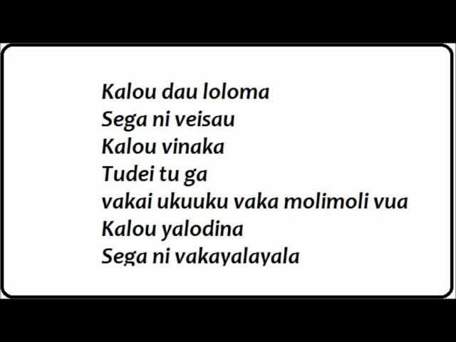 Kalou Dau Loloma Lyrics