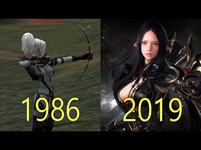 Evolution of MMORPG Games 1986 2019