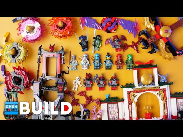 LEGO Speed Build! NINJAGO Dragonian Storm Village & Dragon Spinjitzu! |LEGO NINJAGO 2025 |Beat Build