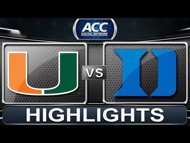 2013 ACC Football Highlights | Miami vs Duke | ACCDigitalNetwork