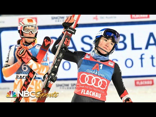 Mikaela Shiffrin edges slalom archrival Petra Vlhova for 94th career World Cup crown | NBC Sports