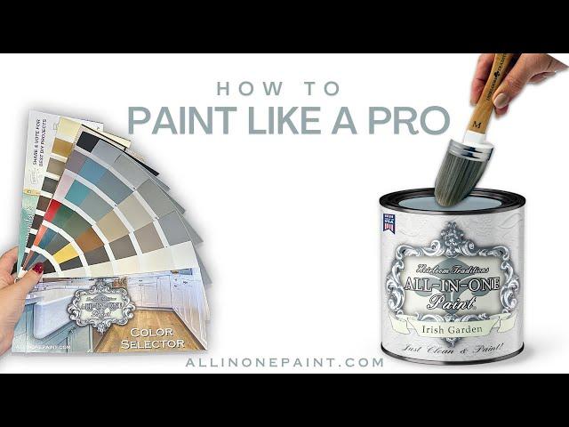 How to Paint Cabinets!  Easy Step-by-Step Tutorial on Cabinet Painting & Furniture Painting Tips