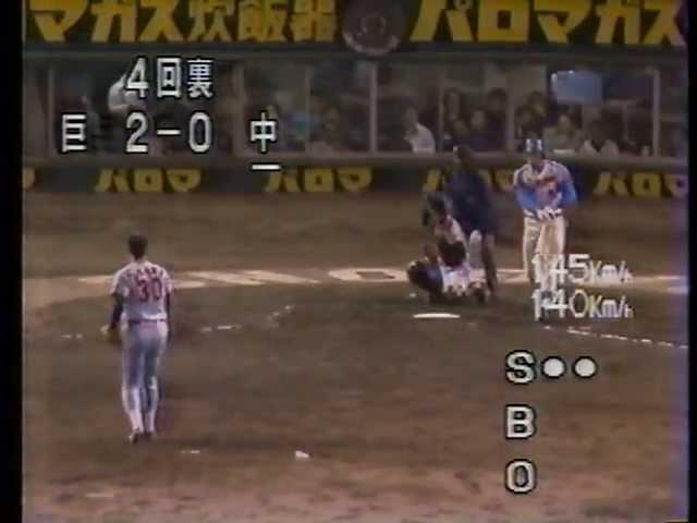 1982 江川卓  8　 完封１４奪三振　ホップしてる？　再UP版