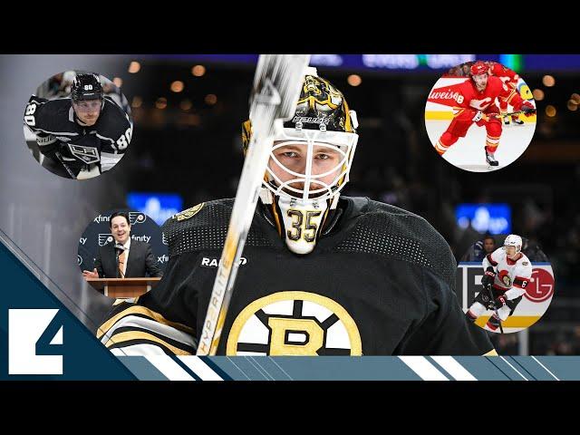 NHL News: Bruins to Trade Ullmark, What's Next for Kings & Flames, Flyers & Senators Talking