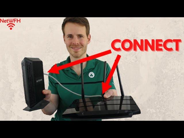 How to Connect a Modem and Router