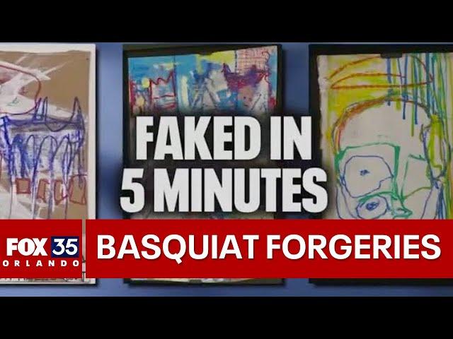 Fake Basquiat art on display in Orlando makes visitors question trust of museums