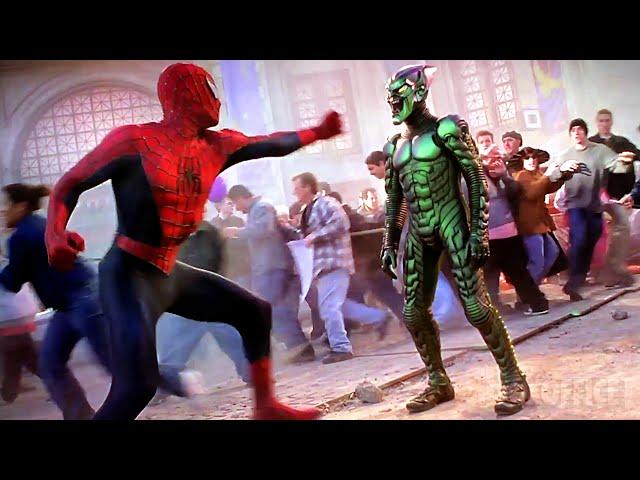 グリーンゴブリン vs. スパイダーマン | お祭り攻撃 | スパイダーマン | 映画シーン