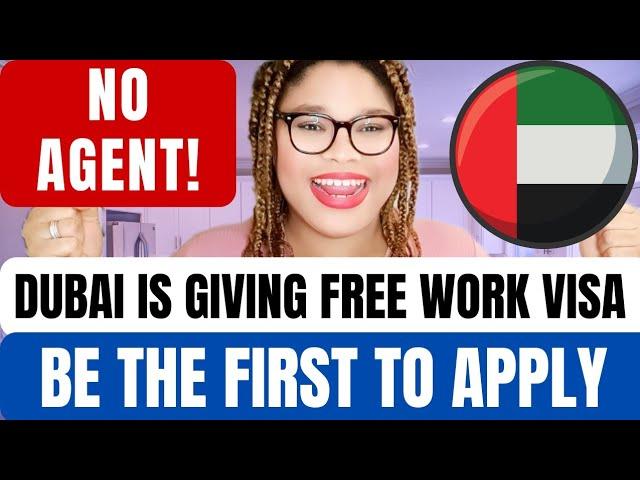 Move To Dubai With A Free Visa Sponsorship Job | Free Accommodation | No IELTS |Free Visa