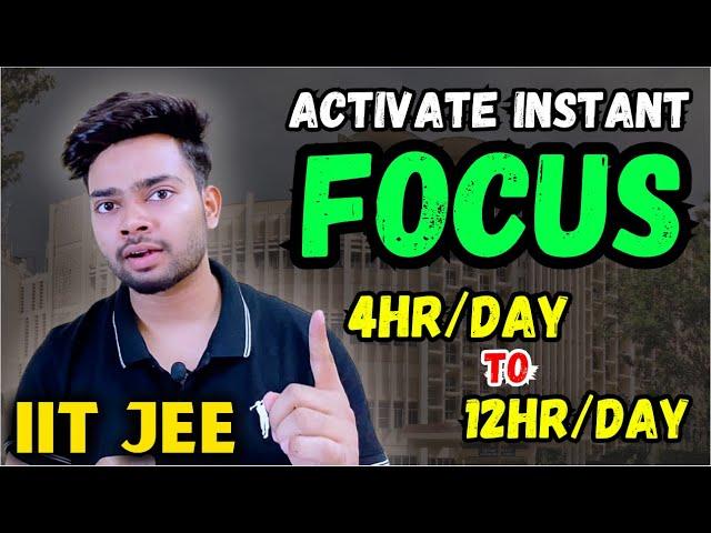 How To Study 12 Hours Daily | How To Stay Focused Always | IIT JEE Preparation | Vinay Kushwaha