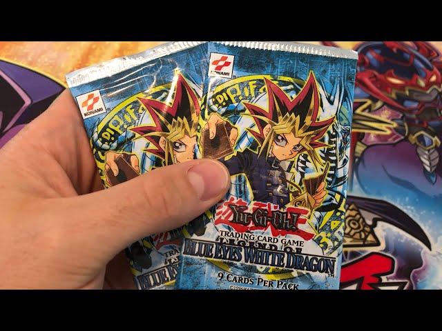 Opening ORIGINAL Legend of Blue-Eyes (LOB) Packs from 2002! OLD SCHOOL Yu-Gi-Oh!!