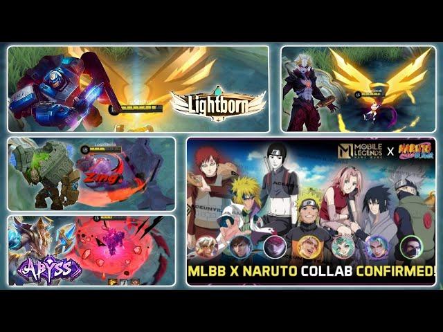 ALL 10 UPCOMING SKIN IN ULTRA GRAPHICS | Naruto x MLBB, Dyroth Lightborn .....