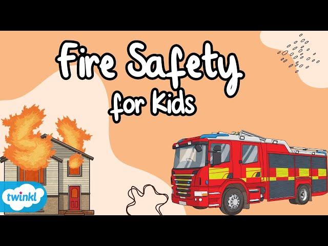 Fire Safety for Kids | Fire Drill at School |  Fire Safety Rules for Kids!