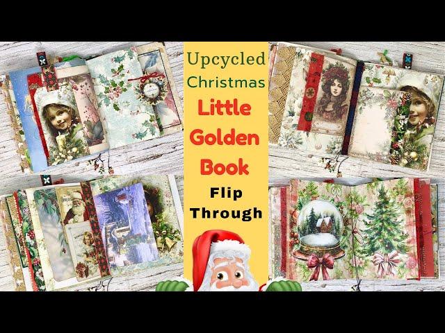 The Littlest Christmas Elf Junk Journal Flip Through | Card Tutorial | #ChristmasCraftOff24