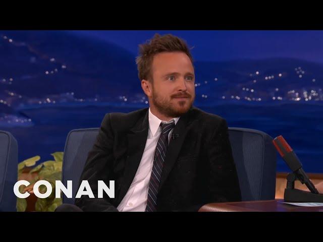 Aaron Paul Can't Stop Saying "Bitch" | CONAN on TBS