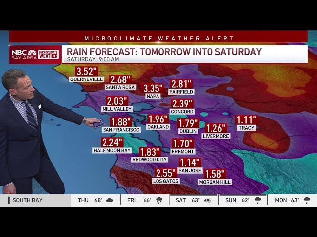 Forecast: Atmospheric River rain timeline into the weekend