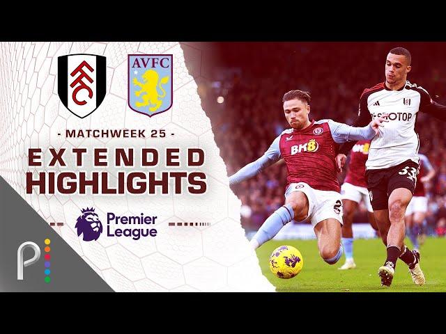 Fulham v. Aston Villa | PREMIER LEAGUE HIGHLIGHTS | 2/17/2024 | NBC Sports