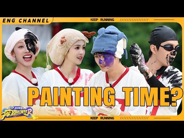 PAINTING TIME?! Can't even recognize Dylan and Adam |Keep Running S12|CLIP|EP10