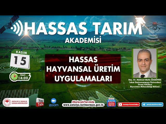 Hassas Tarım 6- Hassas Hayvansal Üretim Uygulamaları