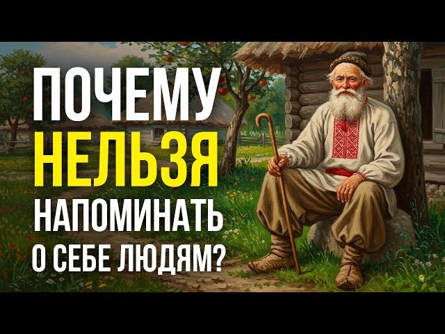 Никогда НЕ НАПОМИНАЙТЕ людям о себе.. Вот почему!