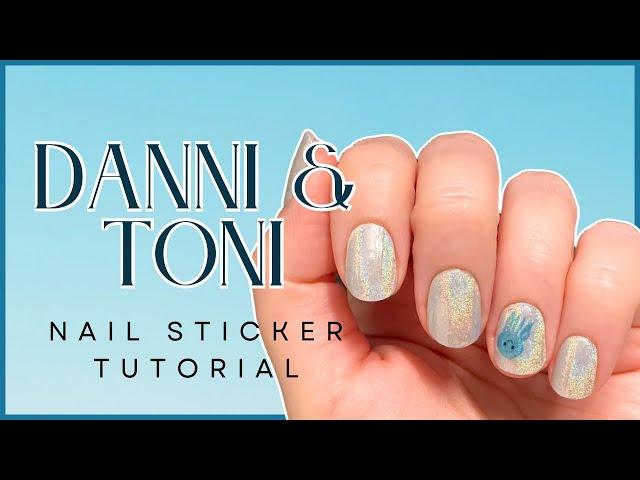 Danni & Toni Gel Nail Sticker Tutorial & Review | KBEAUTYHOBBIT