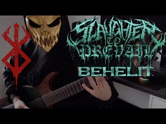 SLAUGHTER TO PREVAIL - BEHELIT //NEW SONG// 2024 guitar cover (heavy part)