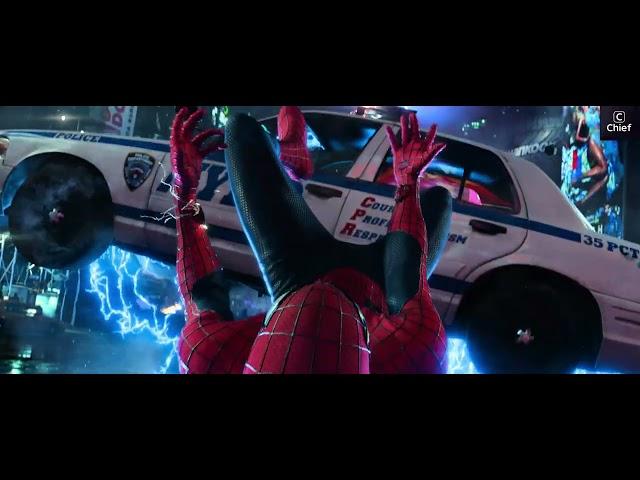 Spider-Man vs. Electro: Fast-Paced Battle and Heroic Rescue | The Amazing Spider-Man 2