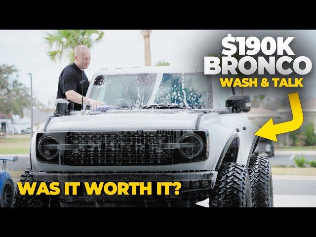 First Wash of My $190K APG Ford Bronco: Wash & Talk