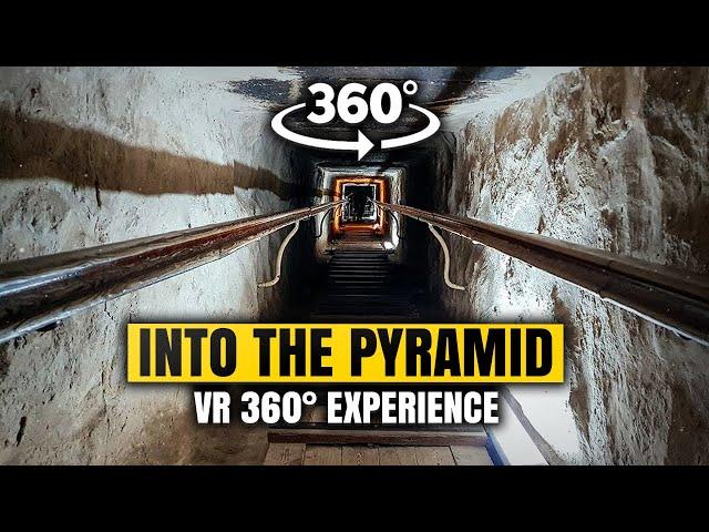 Inside The Pyramid 360° VR, Explore and Tour the Pyramid of Teti.