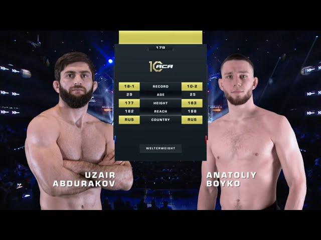 Узаир Абдураков vs. Анатолий Бойко | Uzair Abdurakov vs. Anatoliy Boyko | ACA 178