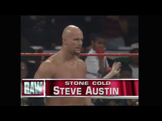 Stone Cold Steve Austin Name Is Born First Time Called Stone Cold Steve Austin V Savio Vega WWE Raw