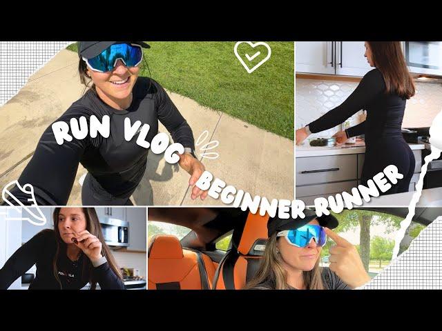 run with me (on my period / beginner runner / snacks)