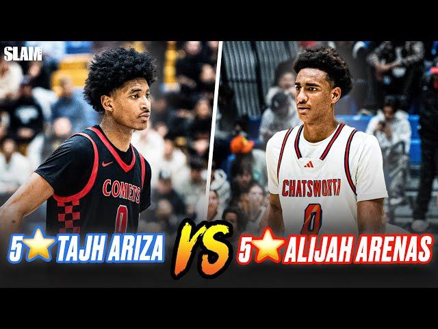 5⭐️ Alijah Arenas  5⭐️ Tajh Ariza  NBA Sons Face Off 