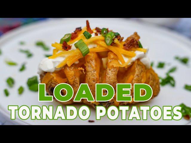 LOADED Tornado Potatoes Recipe | The Daily Meal