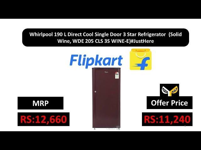 Whirlpool 190 L Direct Cool Single Door 3 Star Refrigerator