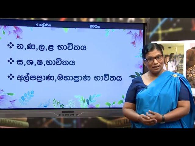 න,ණ,ල,ළ, / ස,ශ,ෂ / අල්පප්‍රාණ, මහප්‍රාණ භාවිතය   -   04 ශ්‍රේණිය(සිංහල)