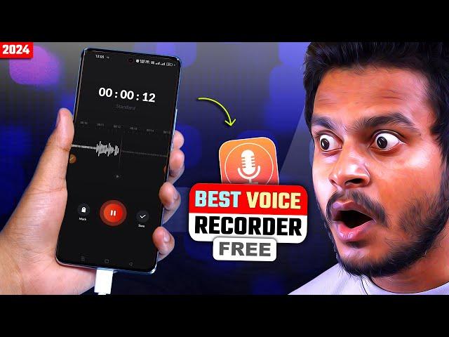 ️Best Voice Recorder for Android in 2024 | Noise Cancellation | High Quality Voice Recording app