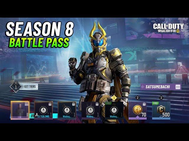 Season 8 All Battle Pass Rewards Preview COD Mobile - S8 Characters & Guns Leaks CODM