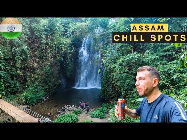 Kakochang Waterfall with beers - Cool spots in Assam, India