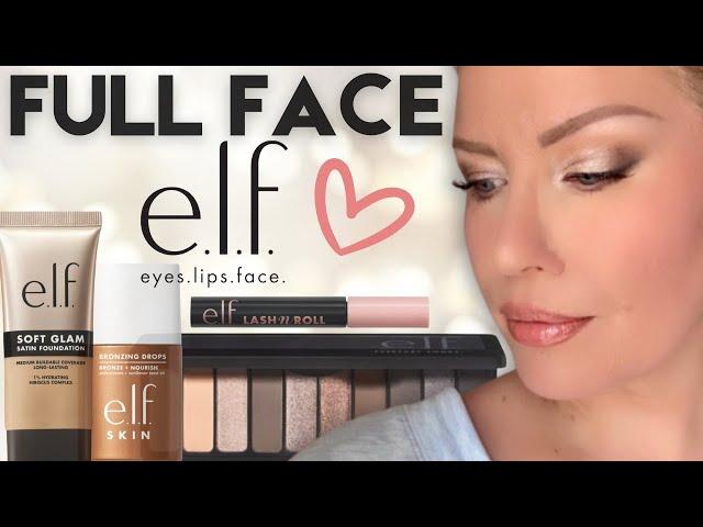 FULL FACE OF ELF COSMETICS | Makeup & Skincare