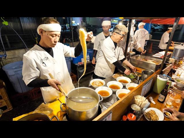 Ramen and gyoza stall in Kochi, Japan