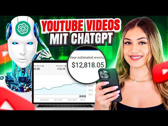 Mit YOUTUBE Geld verdienen OHNE eigene Videos (ChatGPT nutzen!)