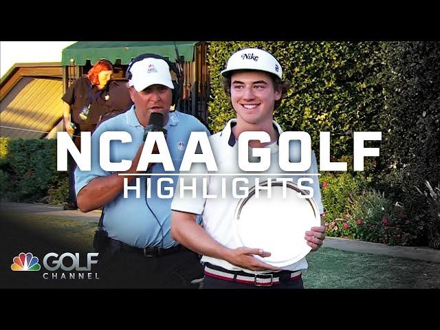 NCAA Golf Highlights: Jackson T. Stephens Cup, Round 2 | Golf Channel