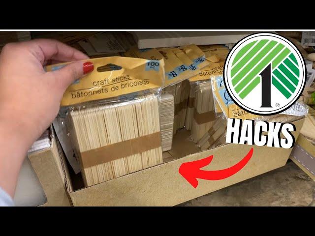 DOLLAR TREE Craft Stick DIY Home Decor HACKS for adults