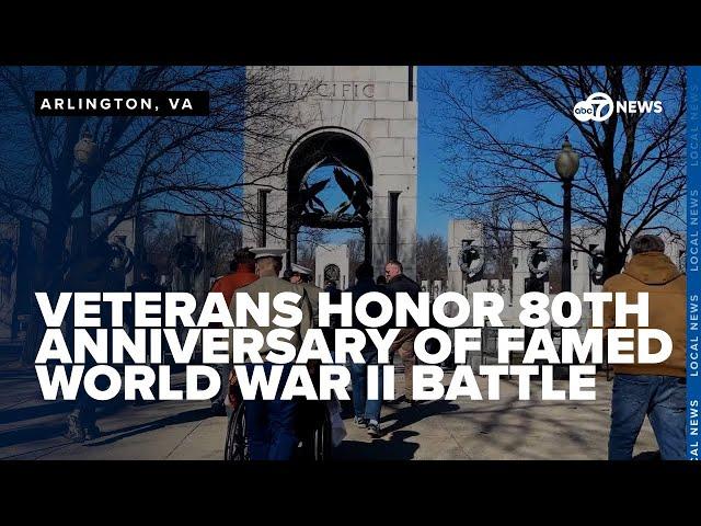 Battle of Iwo Jima veterans honor 80th anniversary of famed World War II battle