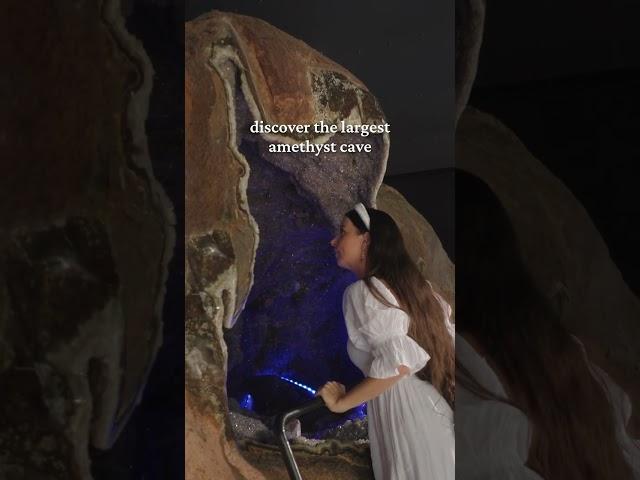 Discover the world's largest amethyst cave?