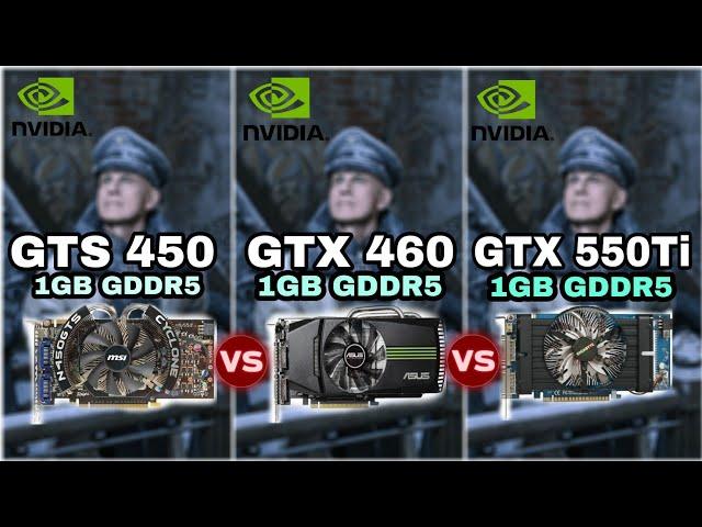 GTS 450 GTX 460 VS GTX 550 Ti | 10 GAMES TEST !