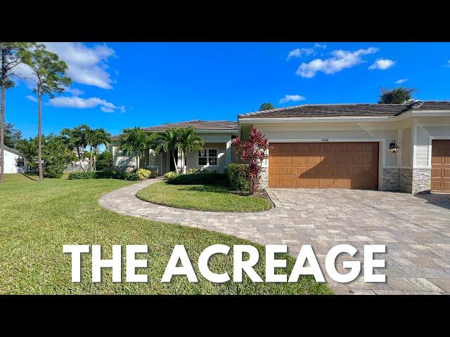 Loxahatchee Florida New Construction Home on Over an Acre | South Florida 30 Minutes from West Palm