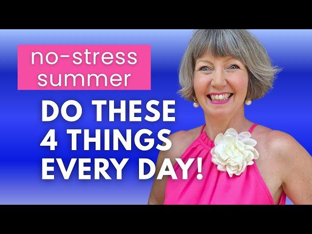 4 Daily Habits for Your BEST Summer | Minimalist Living 2025