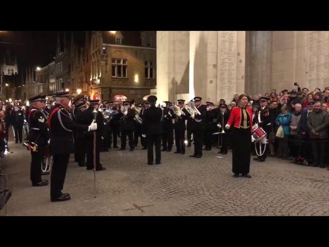 Last Post Ceremony, Remembrance Day, Abide with me, Emma Brown, West Yorkshire Police Band