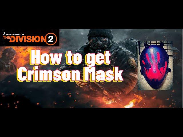 Crimson Hunters Mask | Division 2